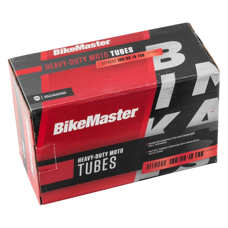 BikeMaster Heavy Duty Motorcycle Tire Tubes 100/90-19 TR6 - Image 3